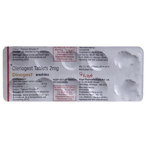 dinogest 2mg tablet 10's